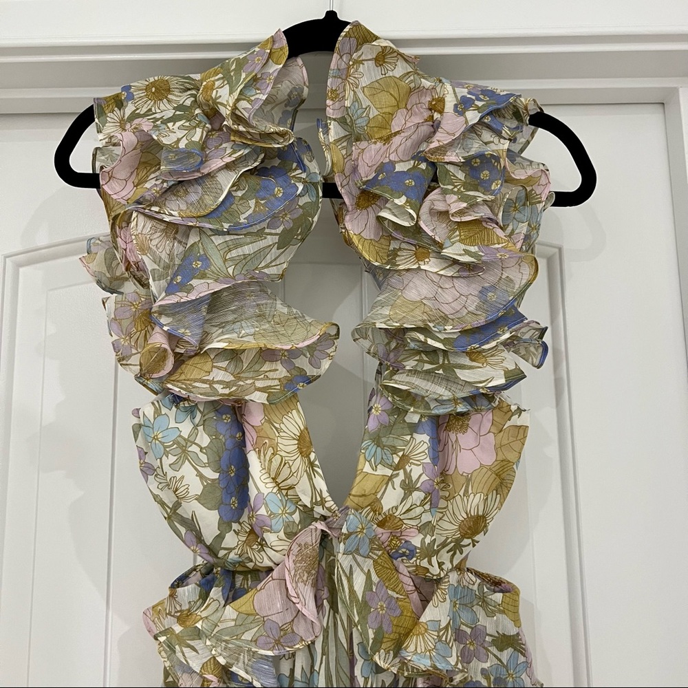 Floral Ruffle Maxi Dress - Picture 10 of 16